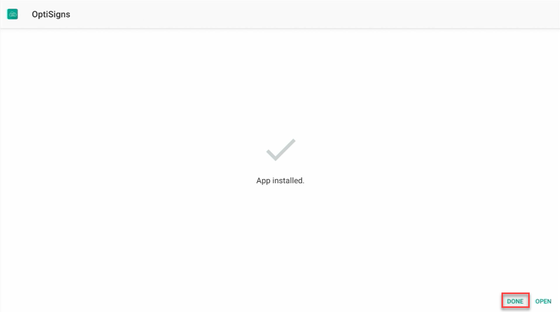 install optisigns apk