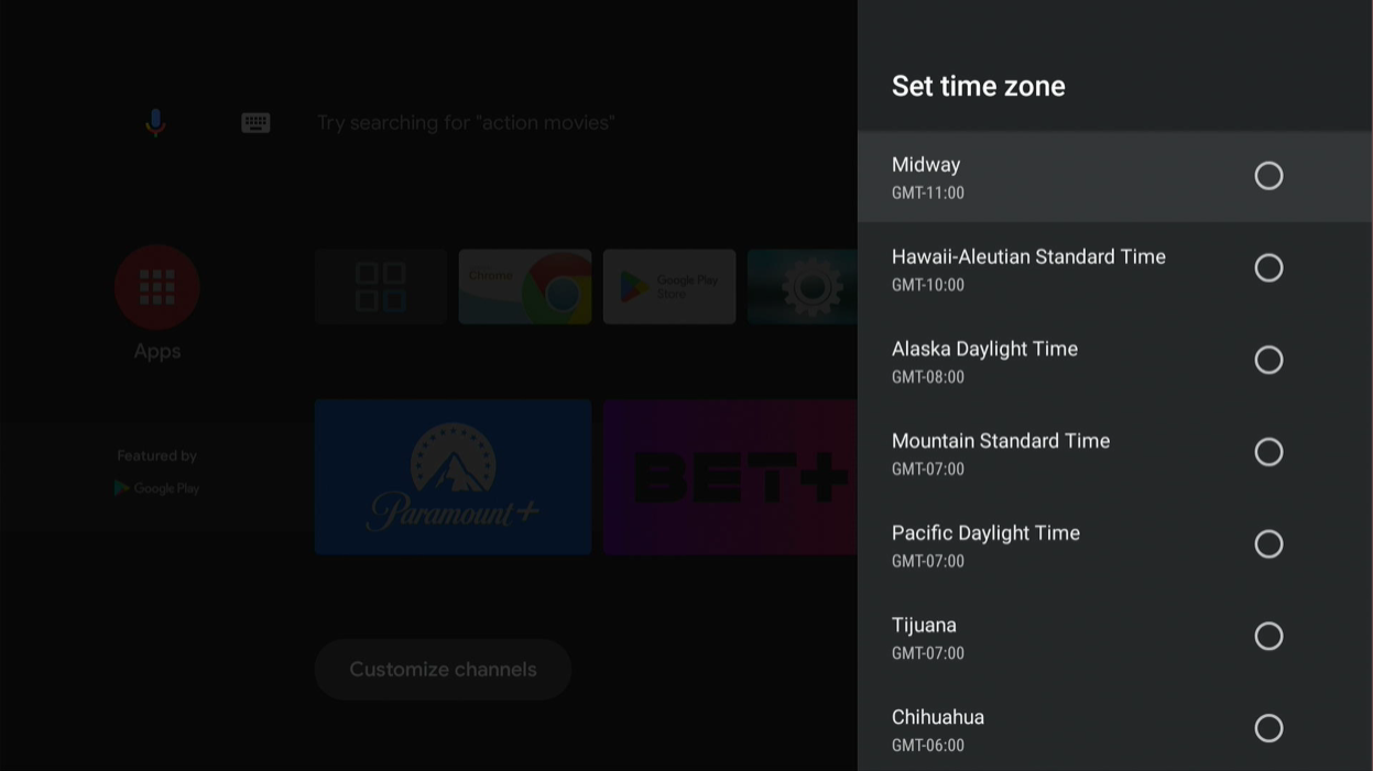 How to Change Time Zone on the OptiSigns Android Stick device OptiSigns