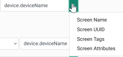 optisigns datasource filter third box options