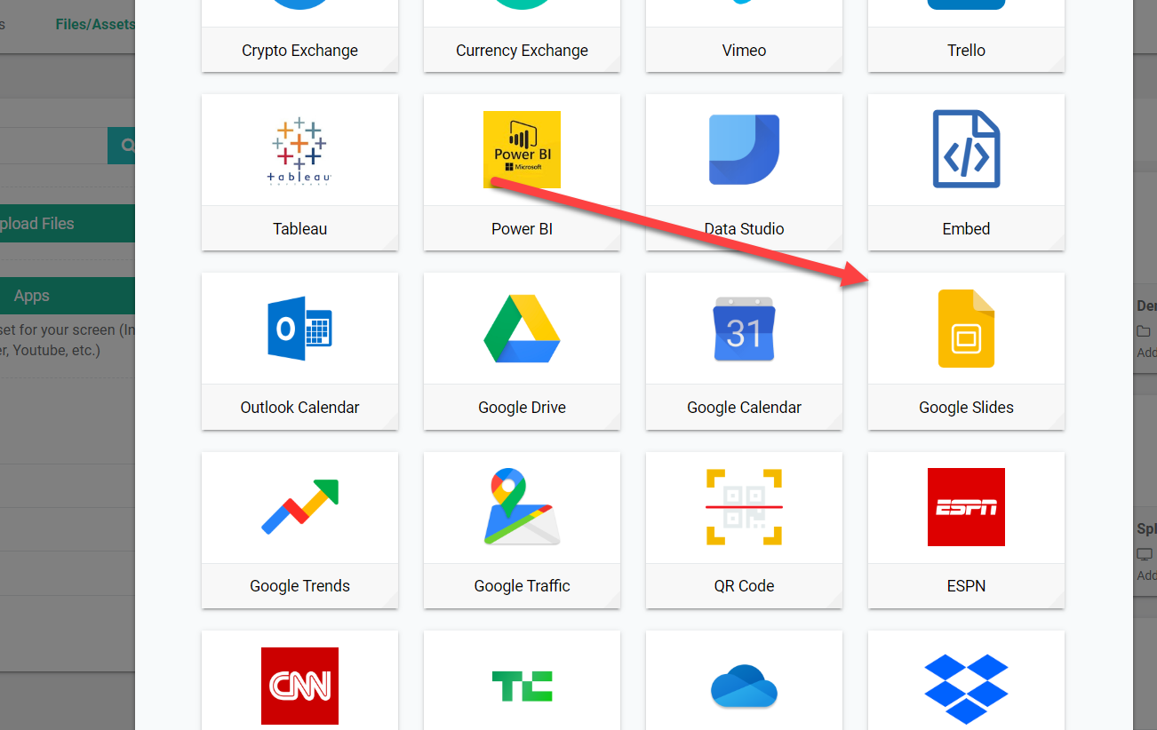 How to use Google Slides with OptiSigns – OptiSigns