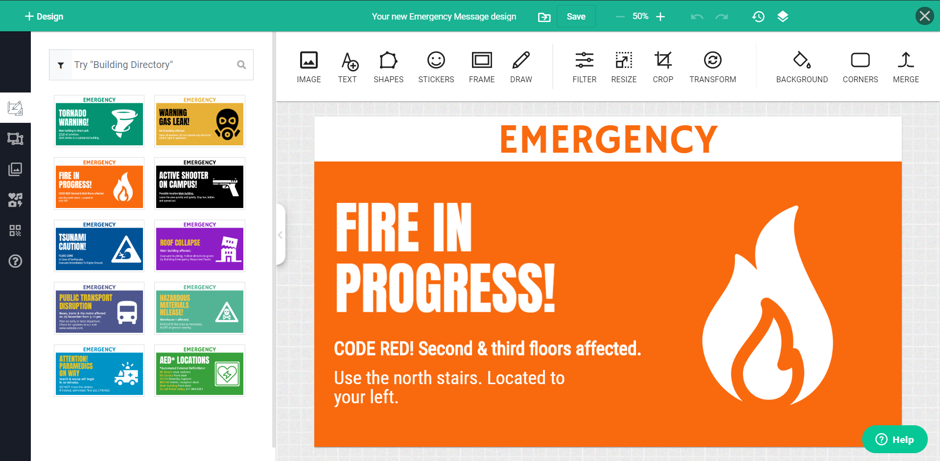 How to use Emergency Message/Alert App – OptiSigns