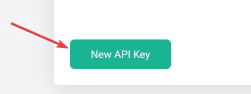 optisigns new api key button