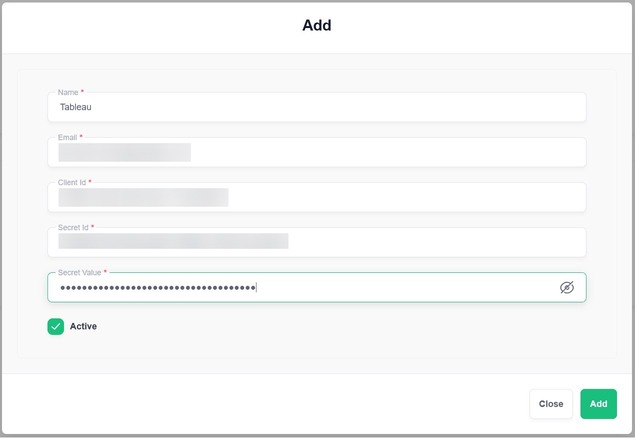 add integrations window optisigns