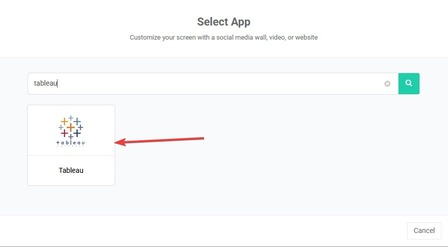 tableau app optisigns