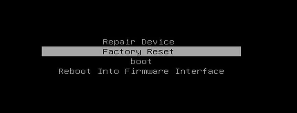 restore mode menu optisigns player