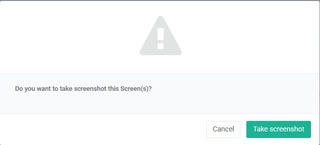 take screenshot confirmation