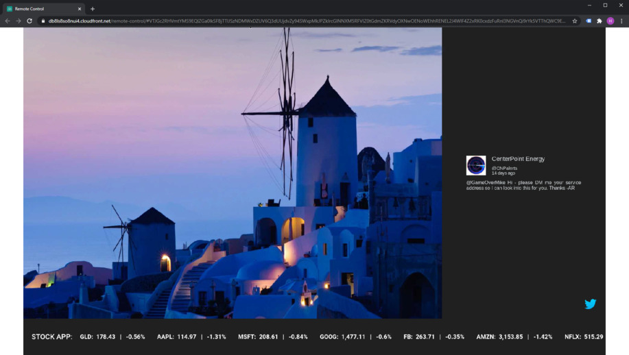 remote mdm browser window