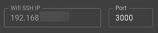 ssh ip and port