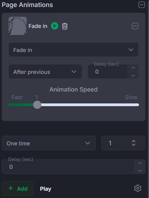page animations example