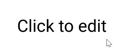 text entering demonstration