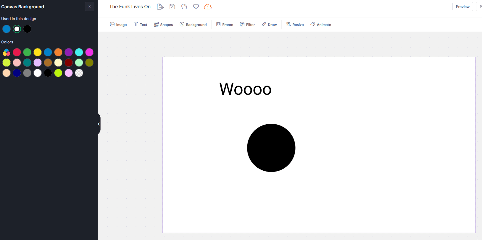 background demonstration
