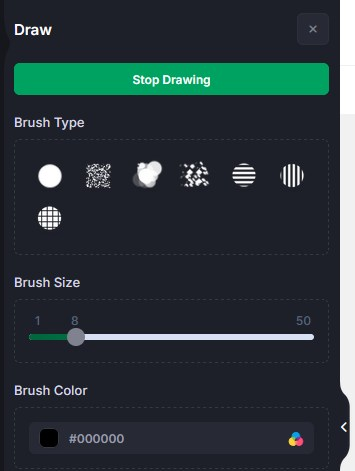draw option left navbar