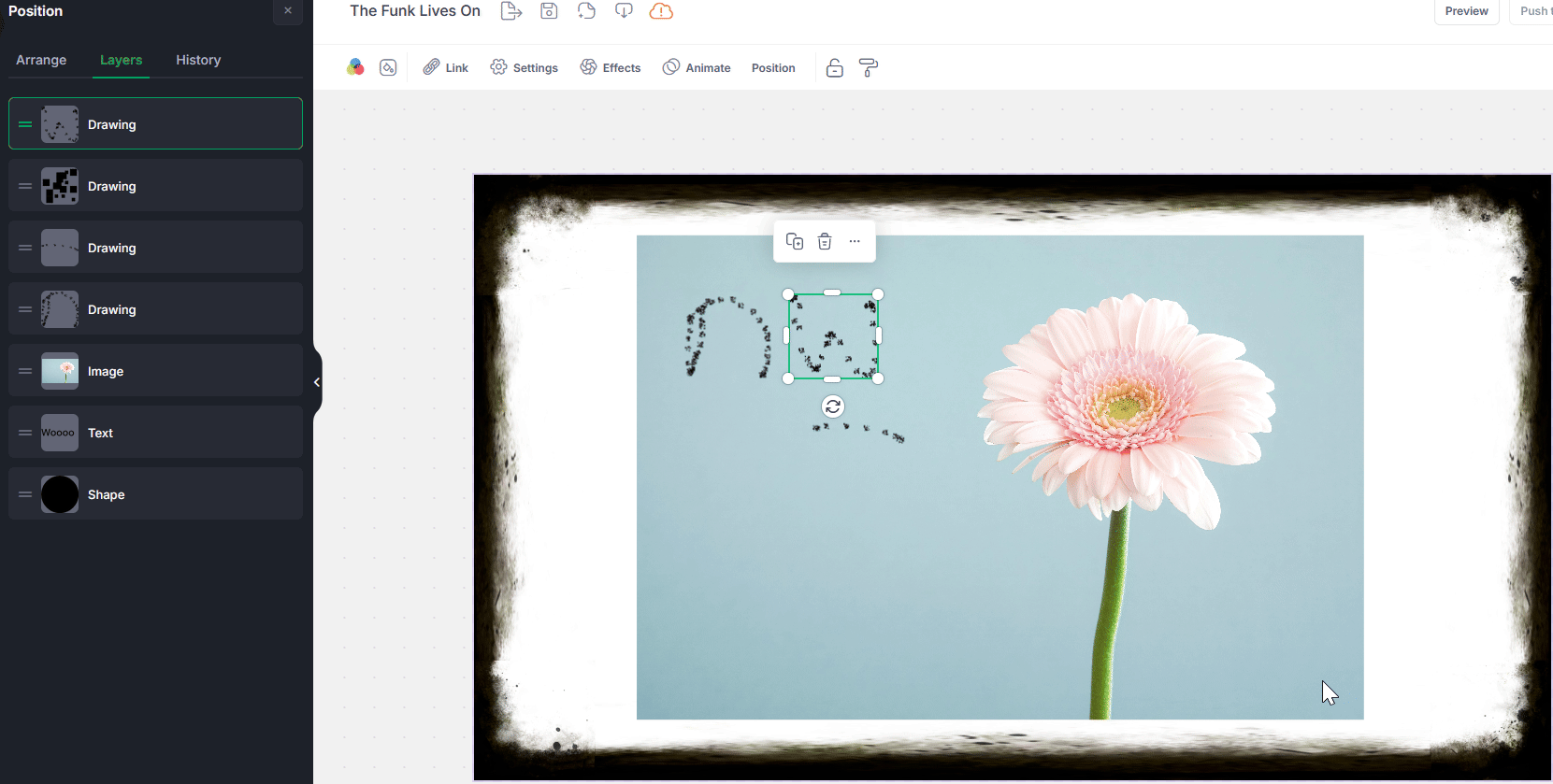 layer demonstration