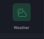 weather widget