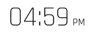 time widget example clock