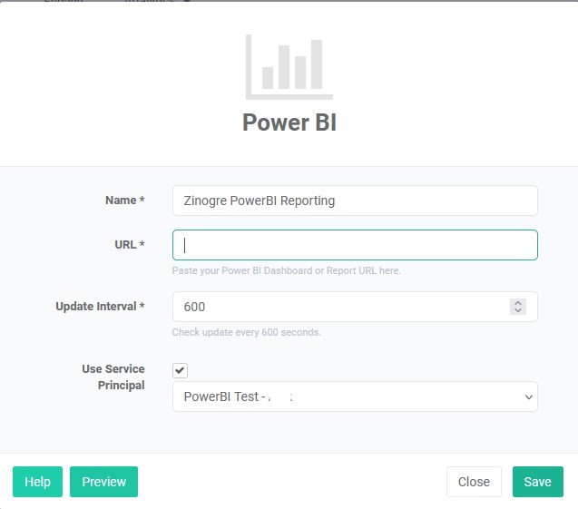 powerbi app information in optisigns