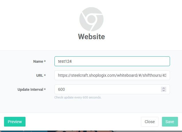 App bearbeiten Menü Formate Apps-Widget