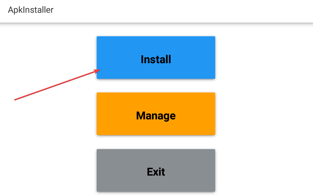 install options apkinstaller
