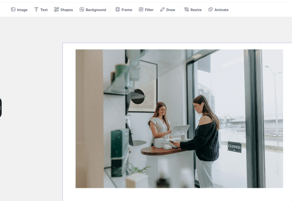 photo top menu gif