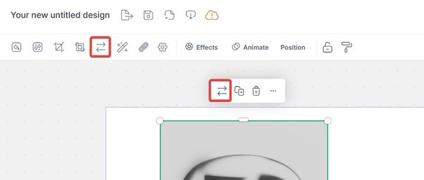 replace option top menu or quick action bar