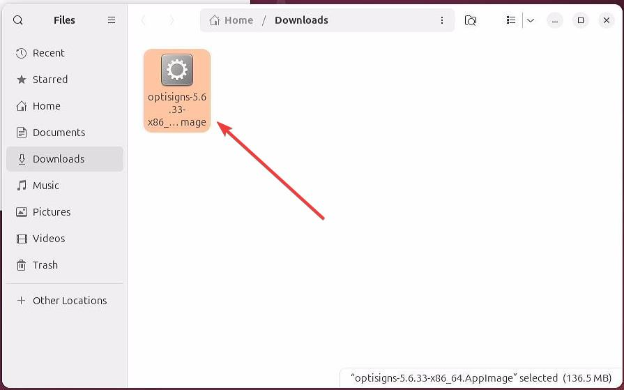 optisigns appimage linux