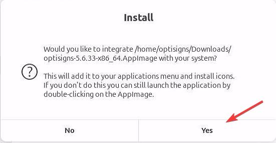 install linux appimage window