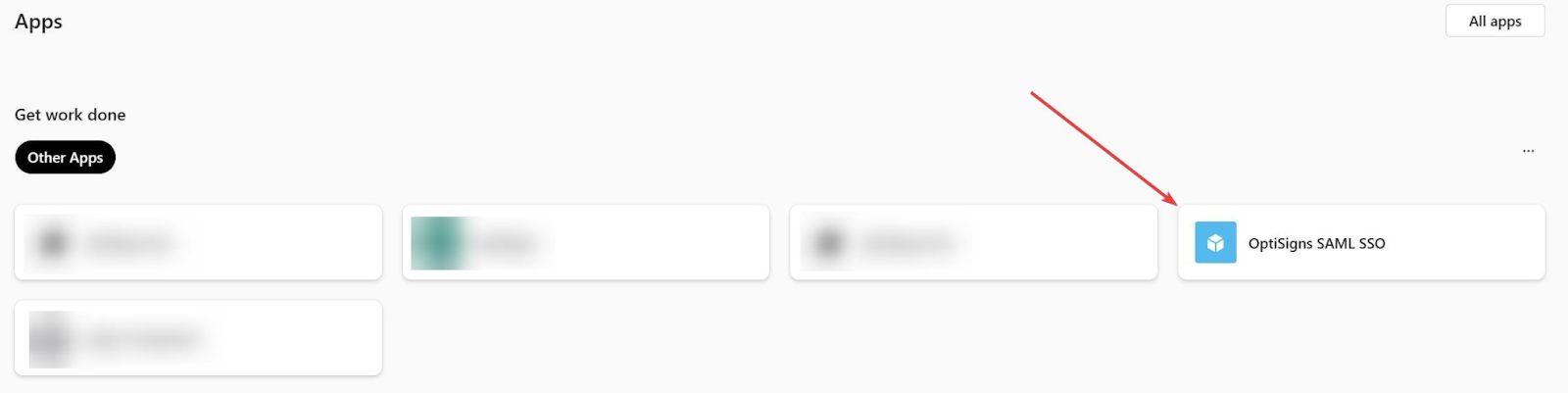 optisigns app in ms office portal