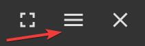 hamburger menu