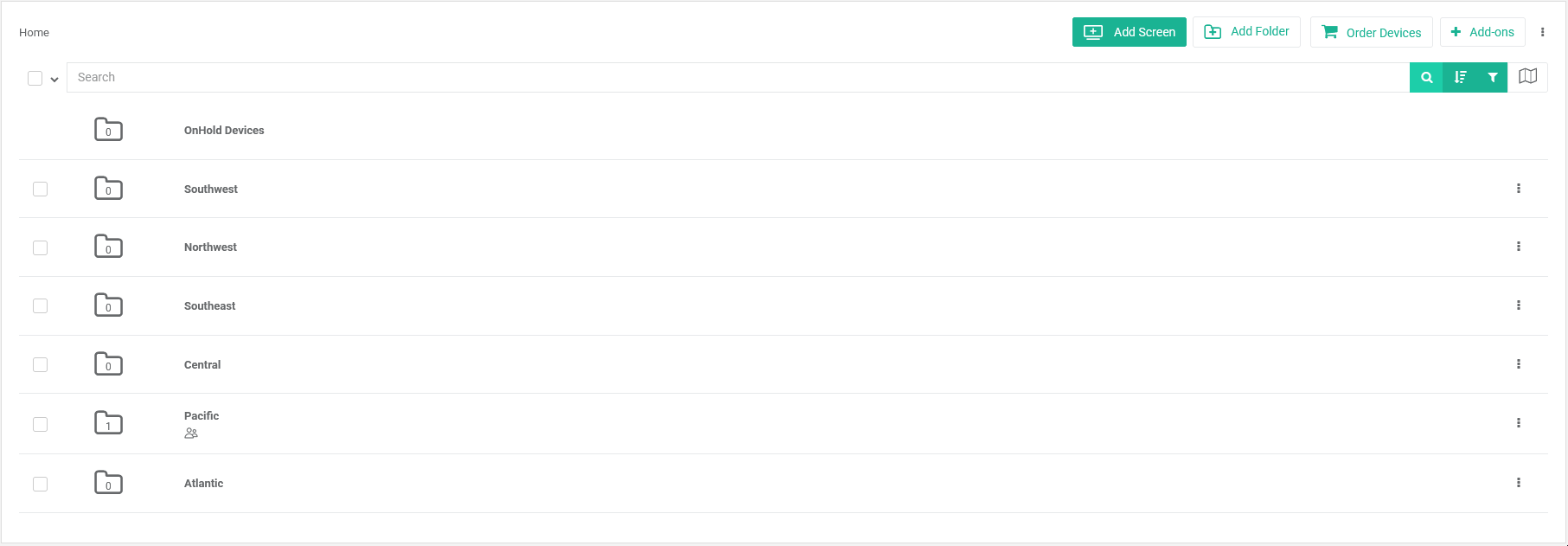 complete folder nesting setup