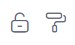 lock and copy style button graphic