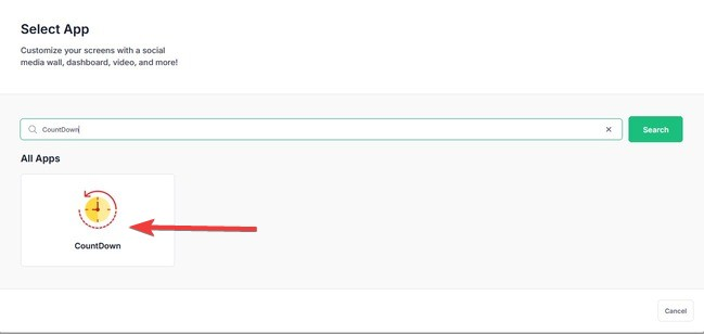 How to use the CountDown App – OptiSigns