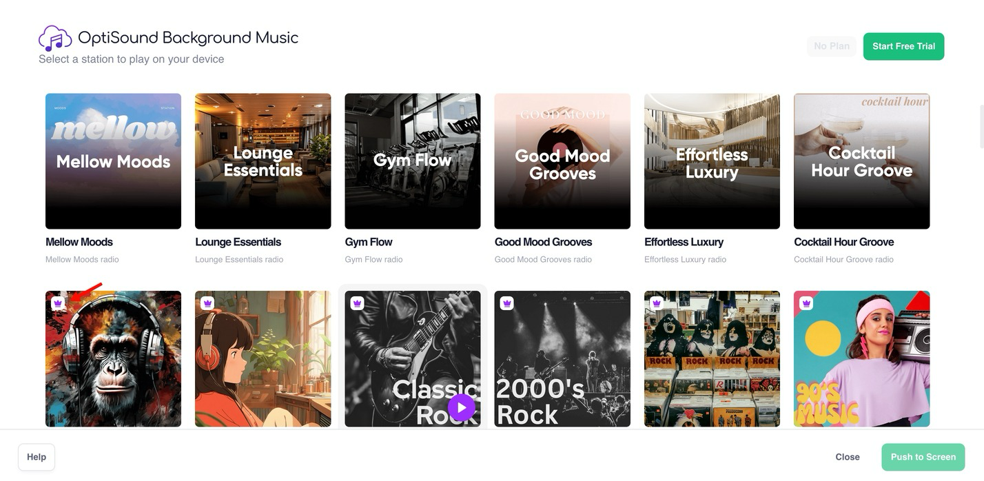 OptiSound stations