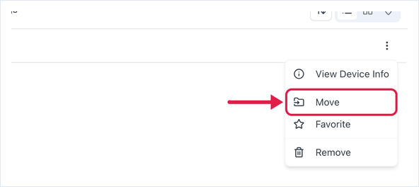 move out of the onhold folder options