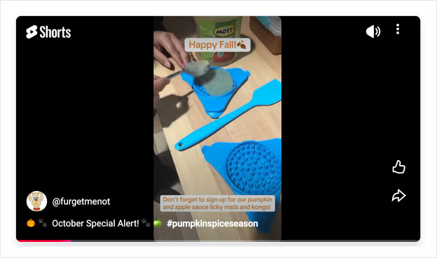 A YouTube Short playing in the YouTube app preview pane