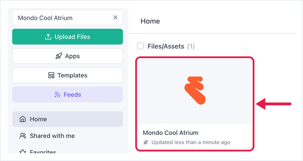New Eventbrite Events asset shown in Files/Assets