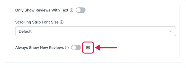 Advanced section with Always Show New Reviews off and the Moderation button highlighted
